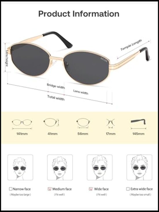 Metal Frame Polarized Sunglasses with UV400 TAC Lenses